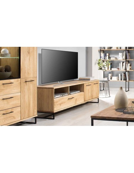 meuble tv look industriel