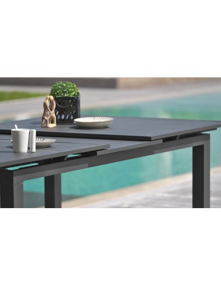 Table jardin extensible anthracite