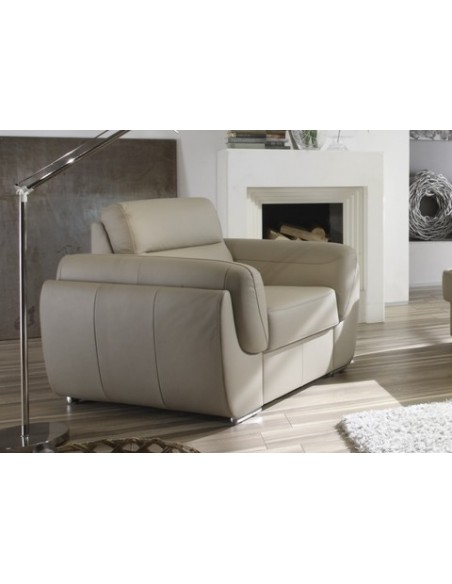 Fauteuil cuir CHAMBORD