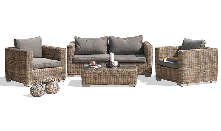 Salon de jardin bas en résine