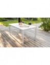 Ensemble jardin alu blanc Cayenne