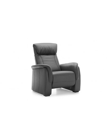 Fauteuil cuir CINÉ HOME - Fauteuil cuir design pas cher
