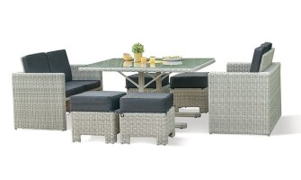 Salon jardin encastrable gris