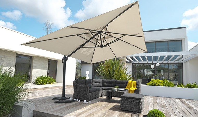 Housse de protection pour parasol : Hauteur 265 cm x Largeur 49 cm