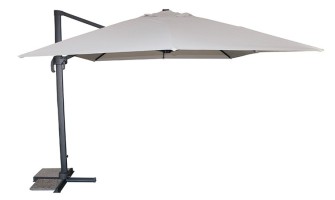 Parasol déporté rotatif