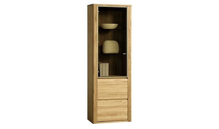 Vaisselier moderne en bois 2 portes Vaisselier moderne en bois 2 portes