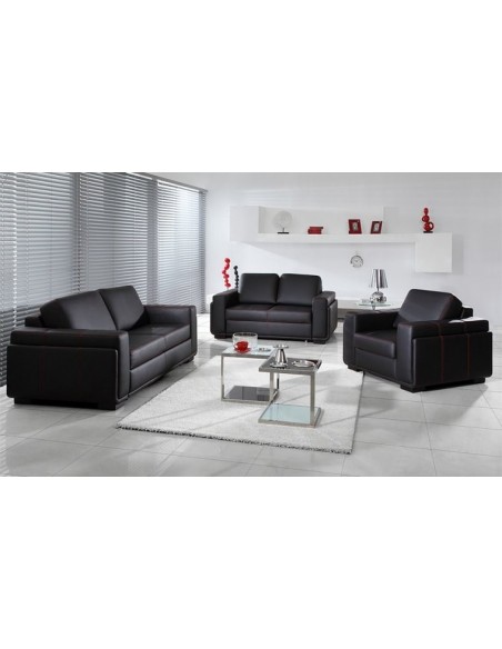 Fauteuil cuir MARRONE