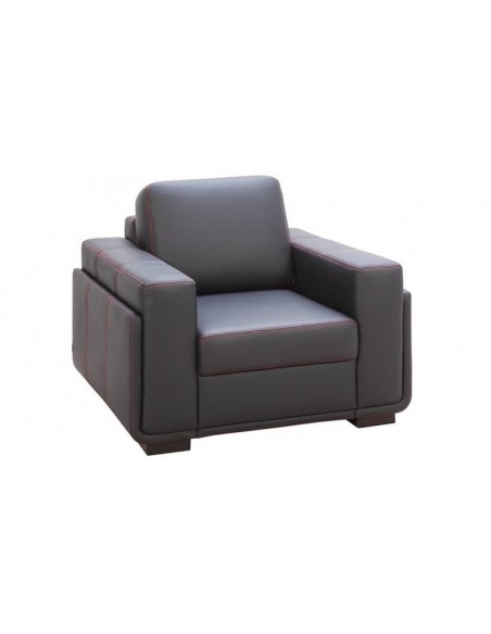 Fauteuil cuir MARRONE