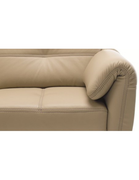 Fauteuil cuir DEAUVILLE - Fauteuil cuir confortable