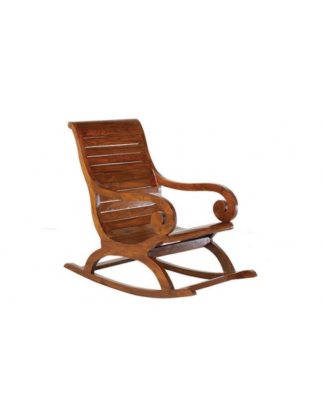 Rocking chair en bois massif