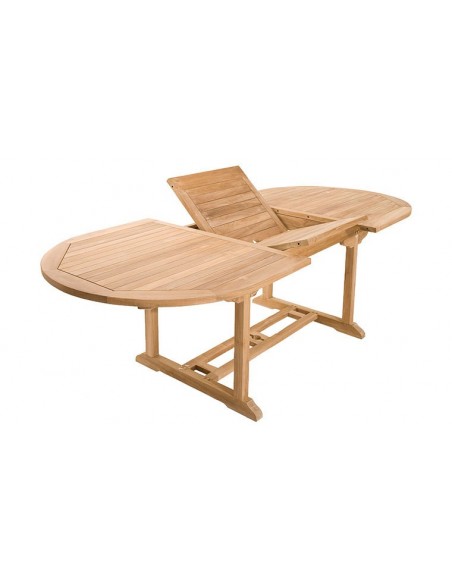 Table de jardin extensible en teck