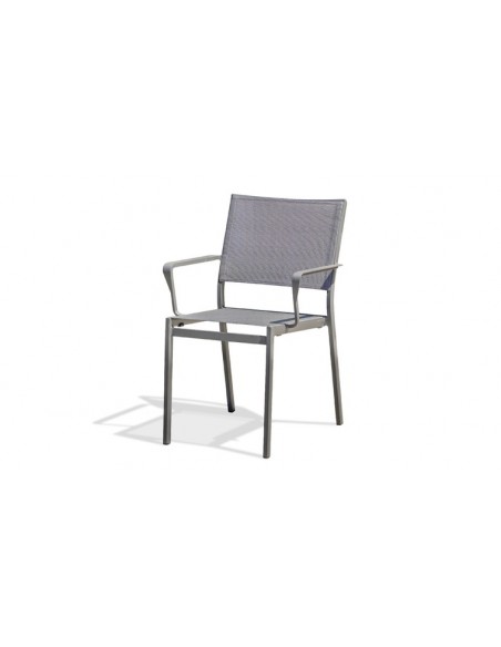 Fauteuil de jardin gris foncé