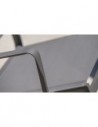Fauteuil de jardin gris foncé