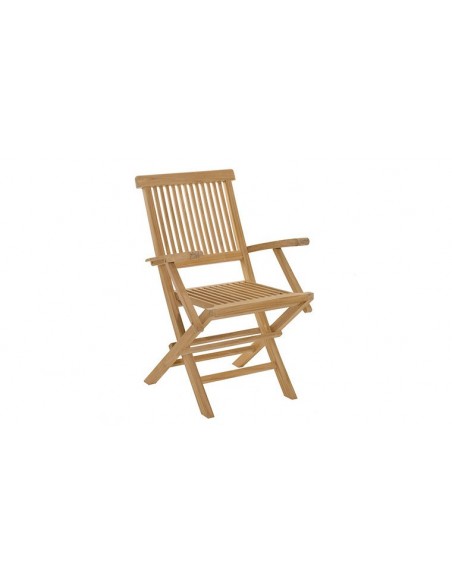 Fauteuil de jardin pliant en teck