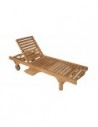 Bain de soleil en teck design