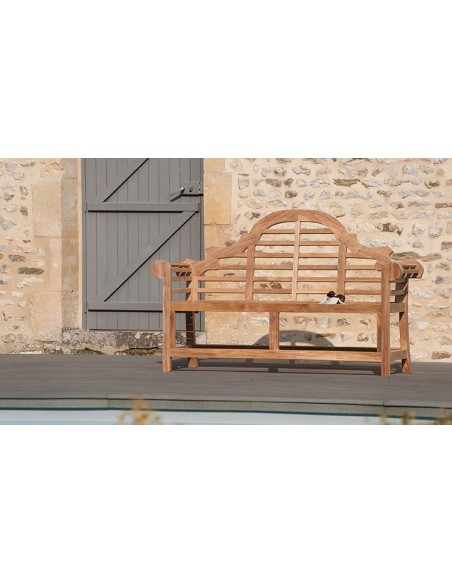 Banc de jardin design en teck