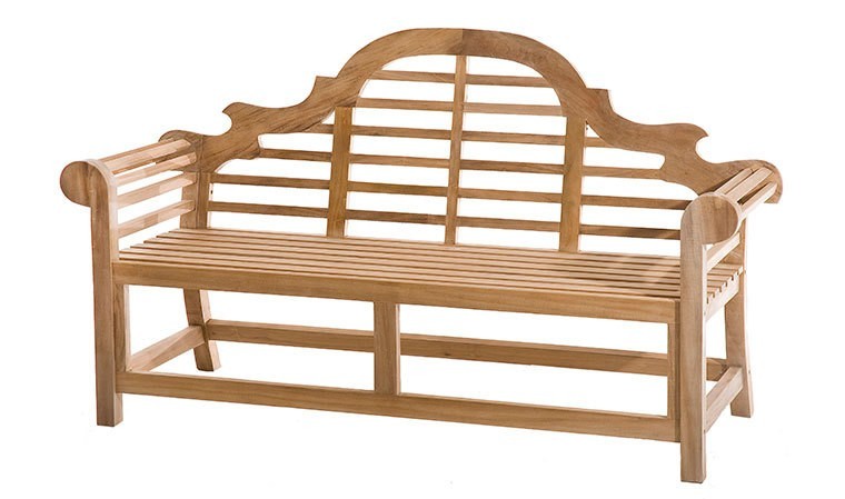 Banc De Jardin Design En Teck Style Colonial Et Ethnique 4 Personnes
