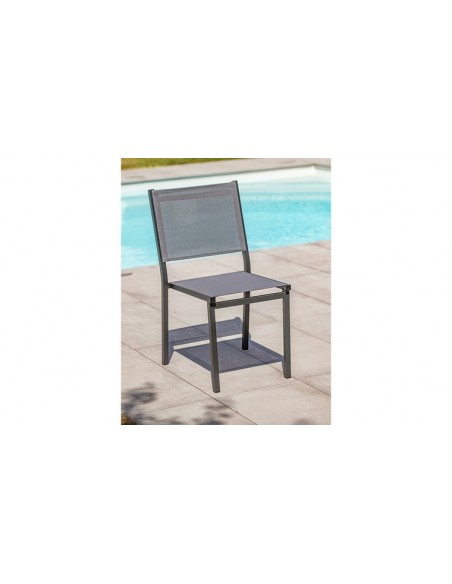 chaise jardin empilable