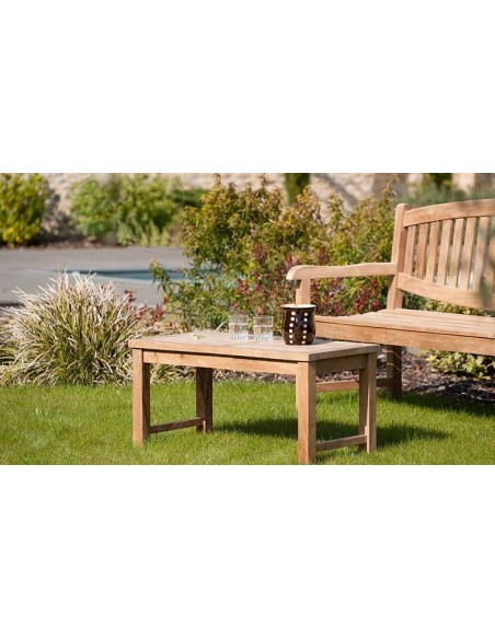 Table basse de jardin en teck