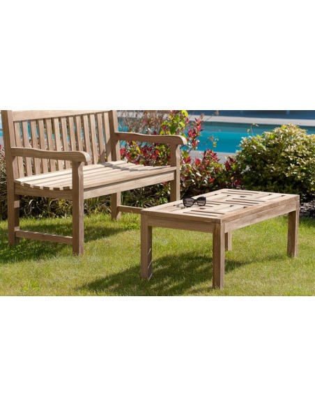 table basse de jardin en teck