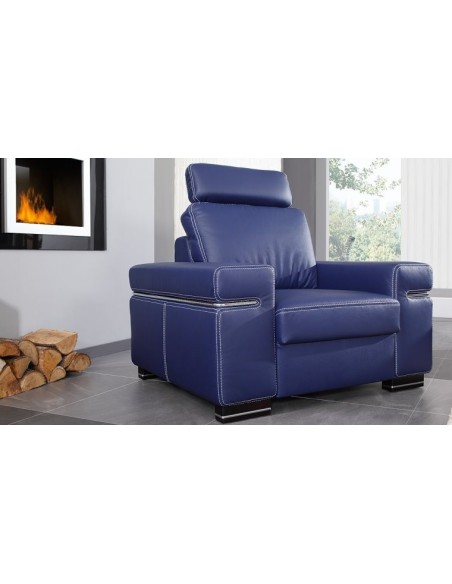 Fauteuil cuir RICHELIEU - Fauteuil cuir italien