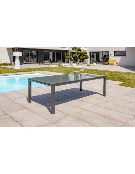 Table de jardin extensible