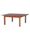 Table carrée extensible en bois
