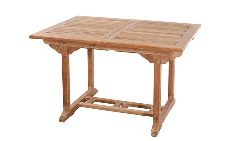 vidaXL Bois Teck Massif Table à Dîner Extérieur Table de Jardin Multi-taille 