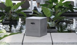 Cube béton pour décoration industrielle