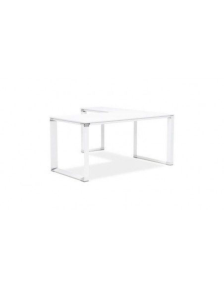 Bureau d'angle blanc design