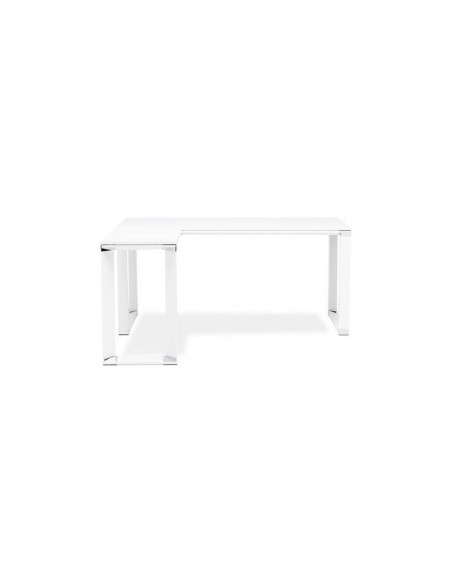 Bureau d'angle blanc design