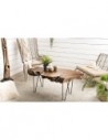 Table basse naturelle teck