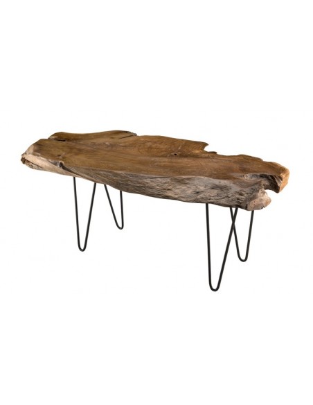 Table basse naturelle teck