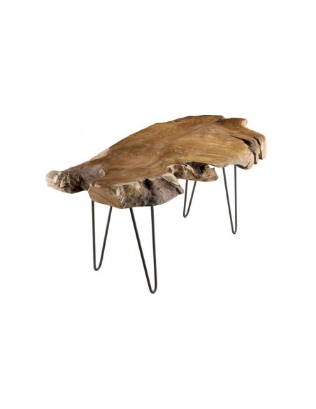 Table basse naturelle teck