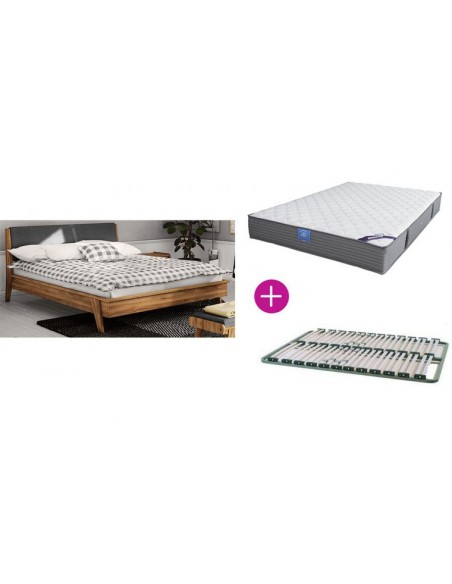 lit sommier matelas chevets