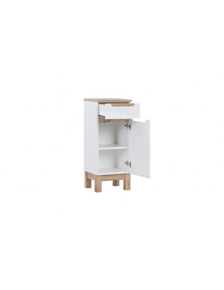 Meuble bas de rangement Comptine - blanc, Chambre et rangement