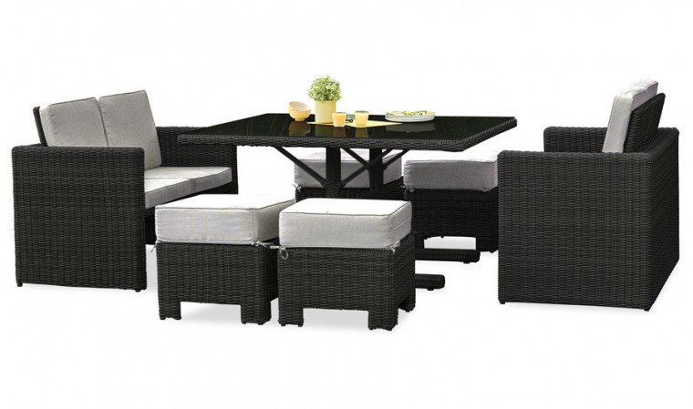 salon jardin bas encastrable OCEANE LUNCH EAN 3700286485795