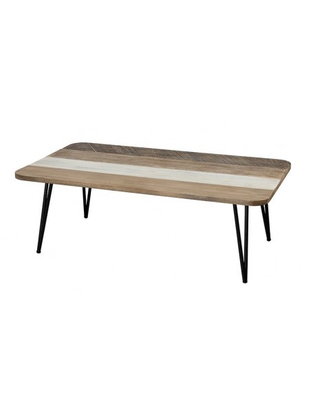 Table basse scandinave en bois massif