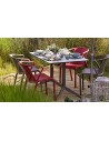 Fauteuil jardin polypropylene empilable fado