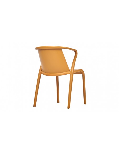 Fauteuil jardin polypropylene empilable fado