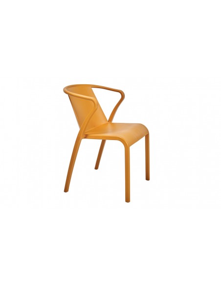 Fauteuil jardin polypropylene empilable fado