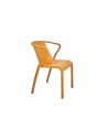 Fauteuil jardin polypropylene empilable fado