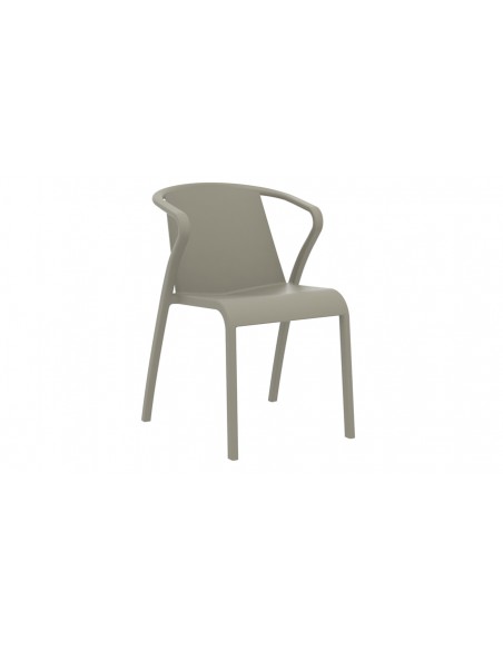 Fauteuil jardin polypropylene empilable fado