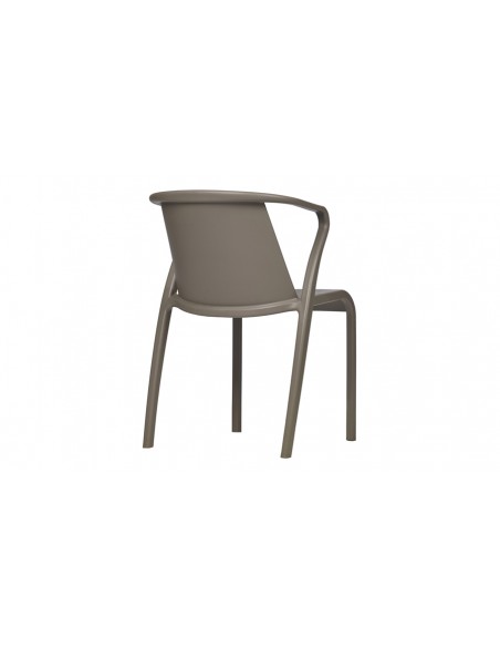 Fauteuil jardin polypropylene empilable fado