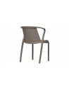 Fauteuil jardin polypropylene empilable fado