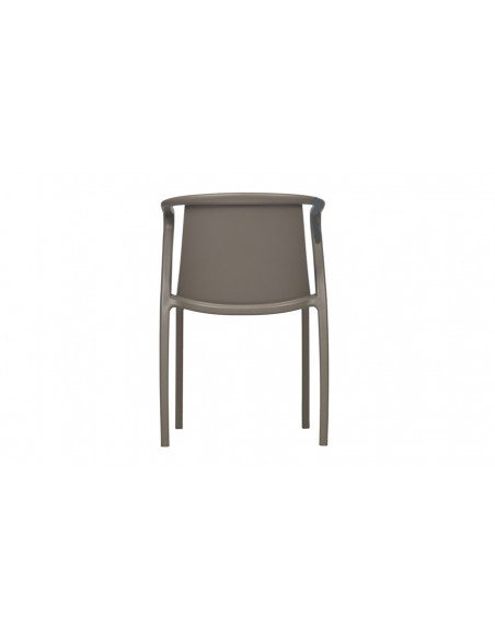 Fauteuil jardin polypropylene empilable fado