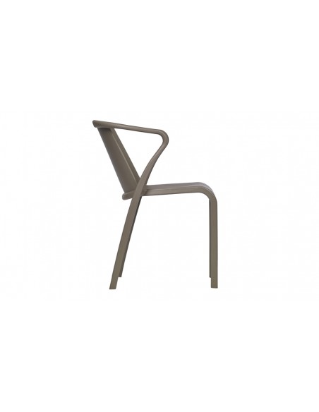 Fauteuil jardin polypropylene empilable fado