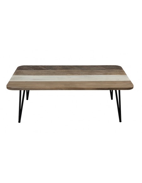 Table basse scandinave en bois massif