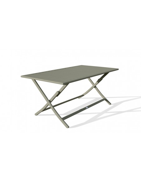 Table jardin pliante anthracite Marius