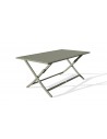 Table jardin pliante anthracite Marius